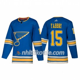 St. Louis Blues Trikot Robby Fabbri 15 Adidas Alternate 2018-19 Authentic - Herren